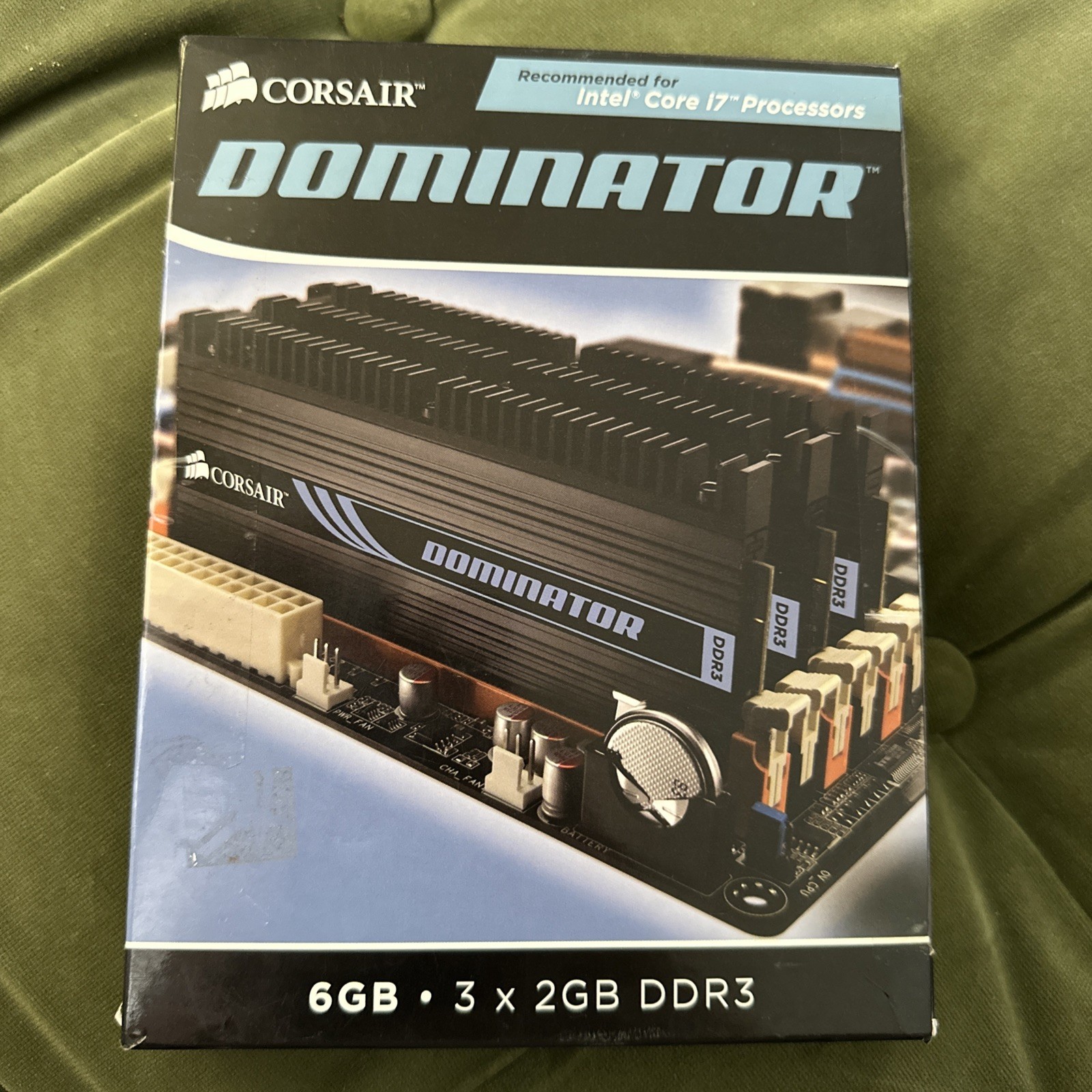 Corsair PC3-12800 6GB 3 x 2GB DIMM 1600 MHz DDR3 SDRAM Memory (TR3X6G1600C8D)