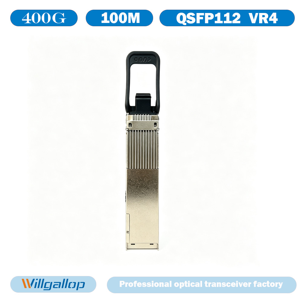 QSFP112 400G VR4 Pluggable Transceiver 850nm MMF MPO‑12 100m OM4 DDM Hot‑Swap