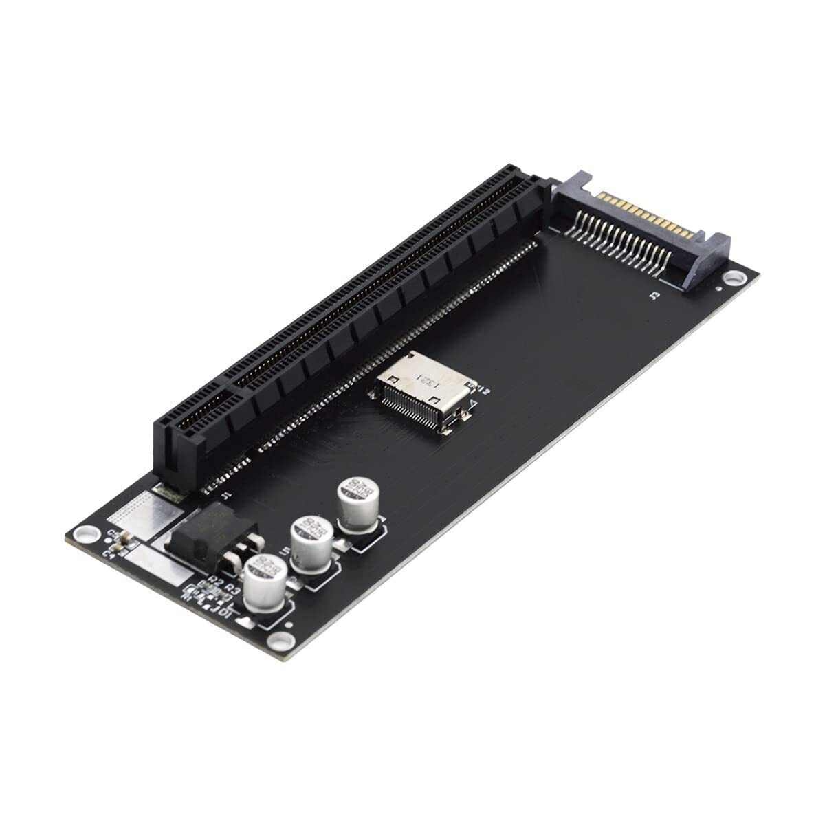 Cablecc Oculink SFF-8612 SFF-8611 to PCIE PCI-Express 16x 4X Adapter with SAT...