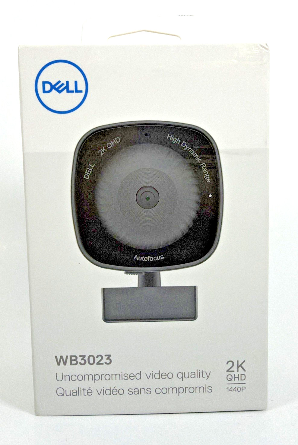 Dell WB3023 2K QHD 1440p USB Webcam w/ Mic Autofocus – Brand New NIB