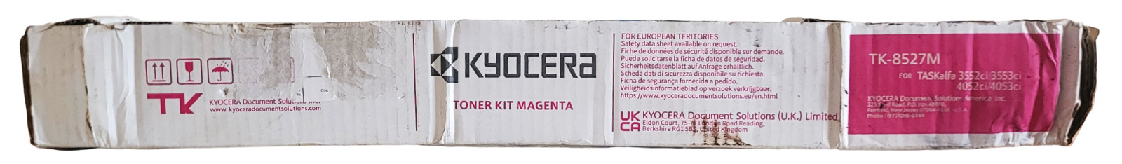 Kyocera TK-8527M TK8527M Magenta Toner Cartridge