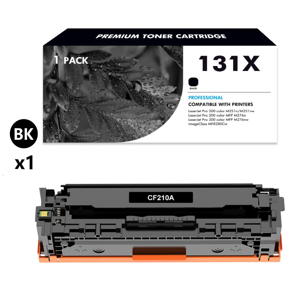1PK 131A CF210A Black Toner Cartridges for M251nw M276nw M251n Printer
