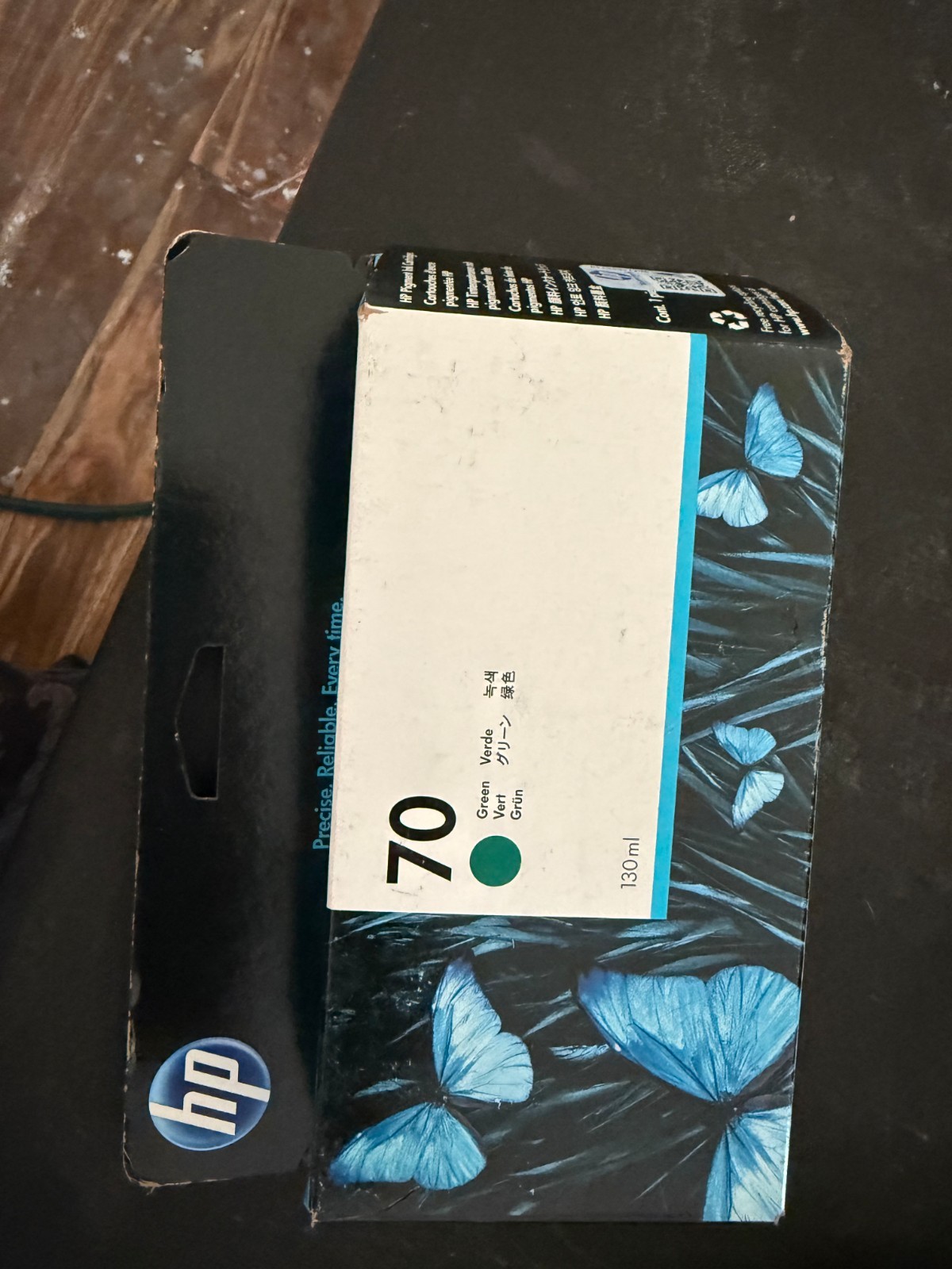 HP 70 C9457A Green Ink Cartridge - NEW SEALED NOV 2020