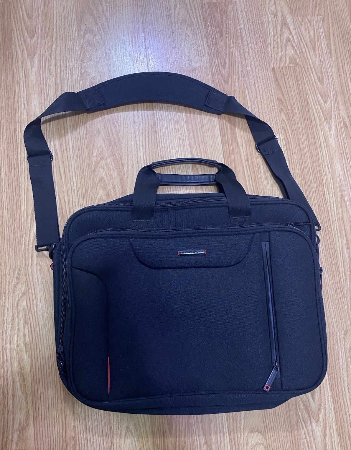 EMPSIGN Black Laptop 17.3” Bag Briefcase W/Adjustable & Removable Shoulder Strap