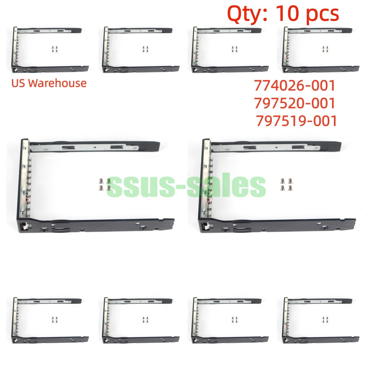 X10 3.5" LFF LP Hot Swap Tray 774026-001 For HP G9 G10 ML350 ML110 DL380 DL360