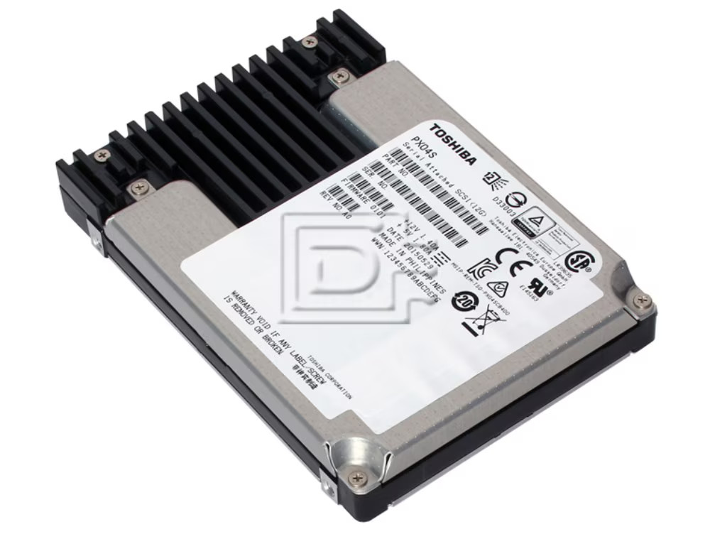 Dell R87FK / Toshiba PX04SRB192 1.92TB 12Gbps 2.5in SFF eMLC Read Intensive 1-DW