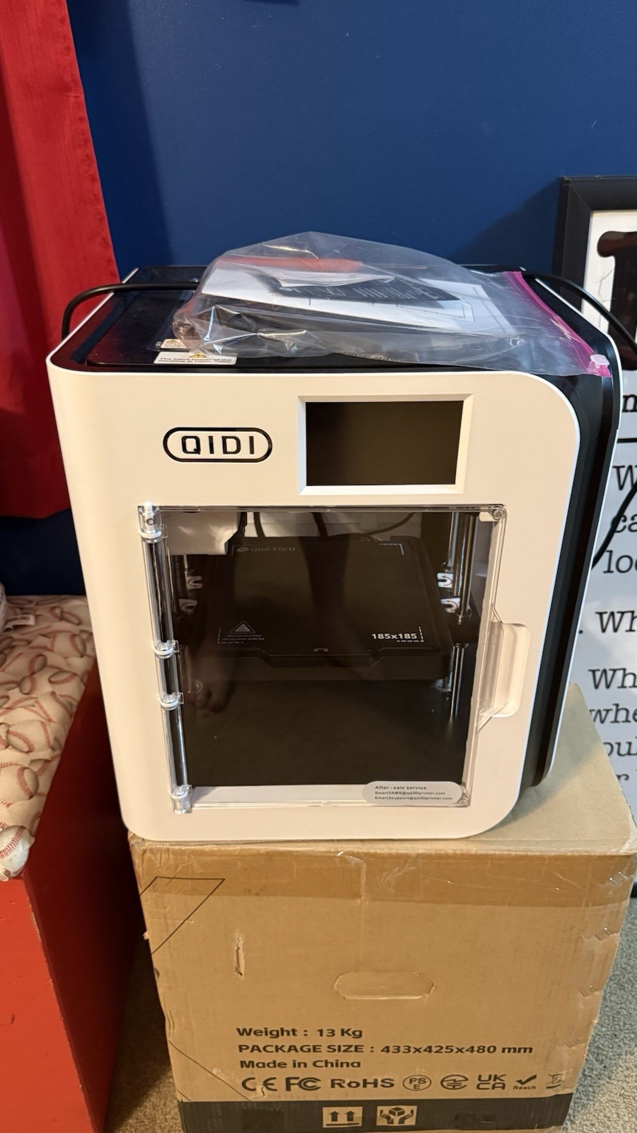 QIDI X-Smart 3 Enclosed Desktop 3D Printer 3D Printing Machine used once