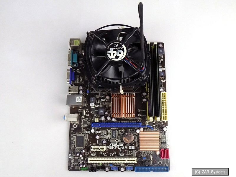 PC upgrade kit MB Asus P5KPL-AM SE + CPU Intel E7200 + 4 GB DDR2 RAM - 100% OK