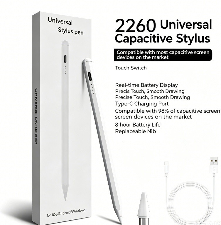 Universal Active Stylus Pen for iOS Android, Capacitive Touch High Precision