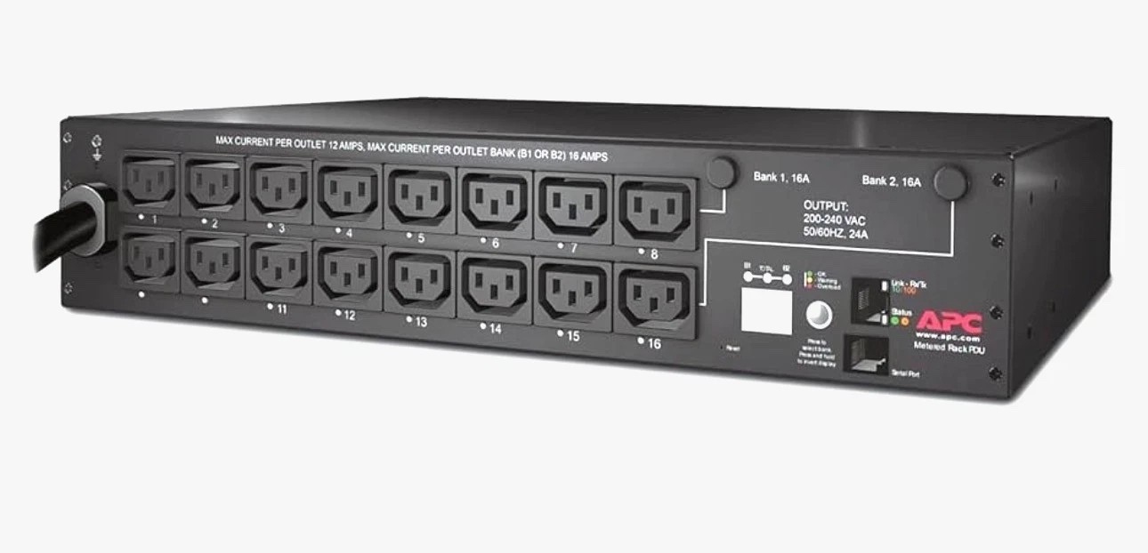 APC AP7911B 2U 30A 208V Switched Rack Power Distribution Unit