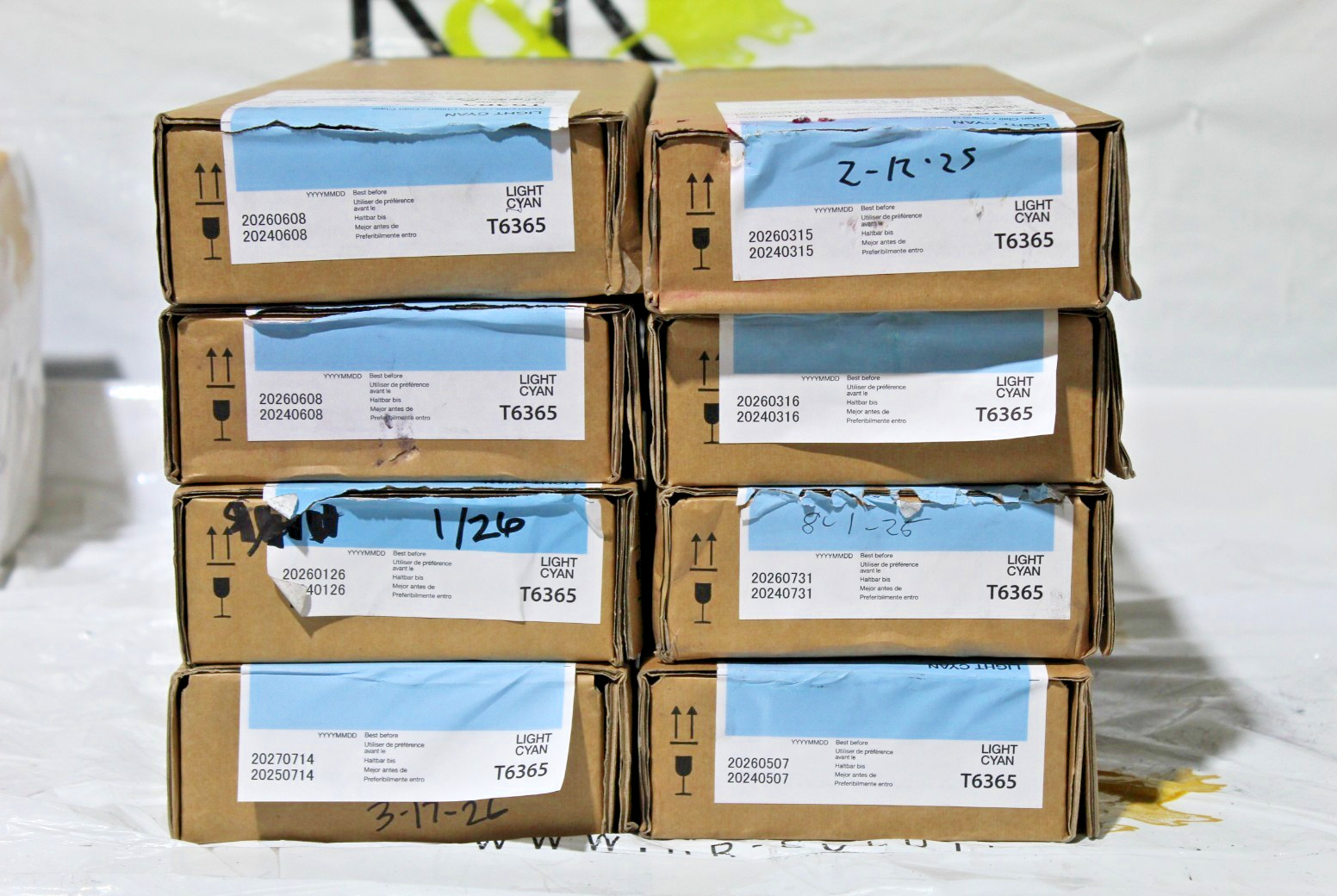 8 NON EXPIRED Epson Ink Cartridges for Stylus Pro Sealed Light Cyan
