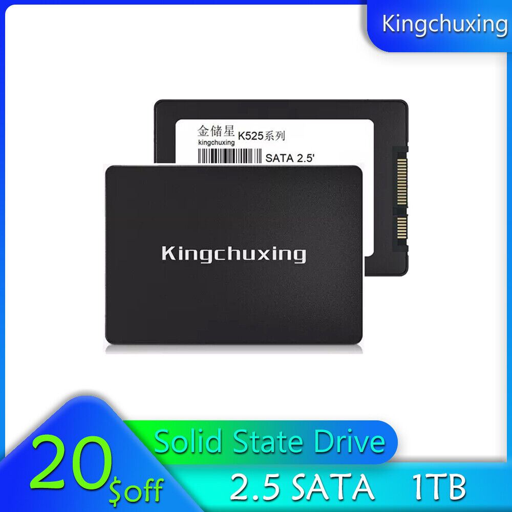 Kingchuxing 2.5'' 6Gbps Internal SATAIII Solid State Drive 500M/s 1TB Disk