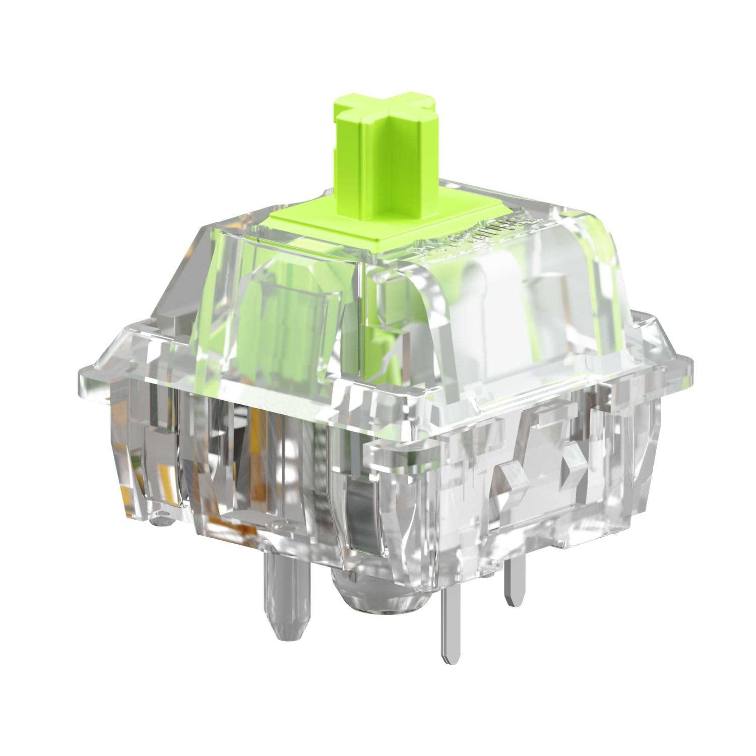 Raptor Clicky Switches Mechanical Keyboard 36 PCS 5Pin PreLubed Transparent