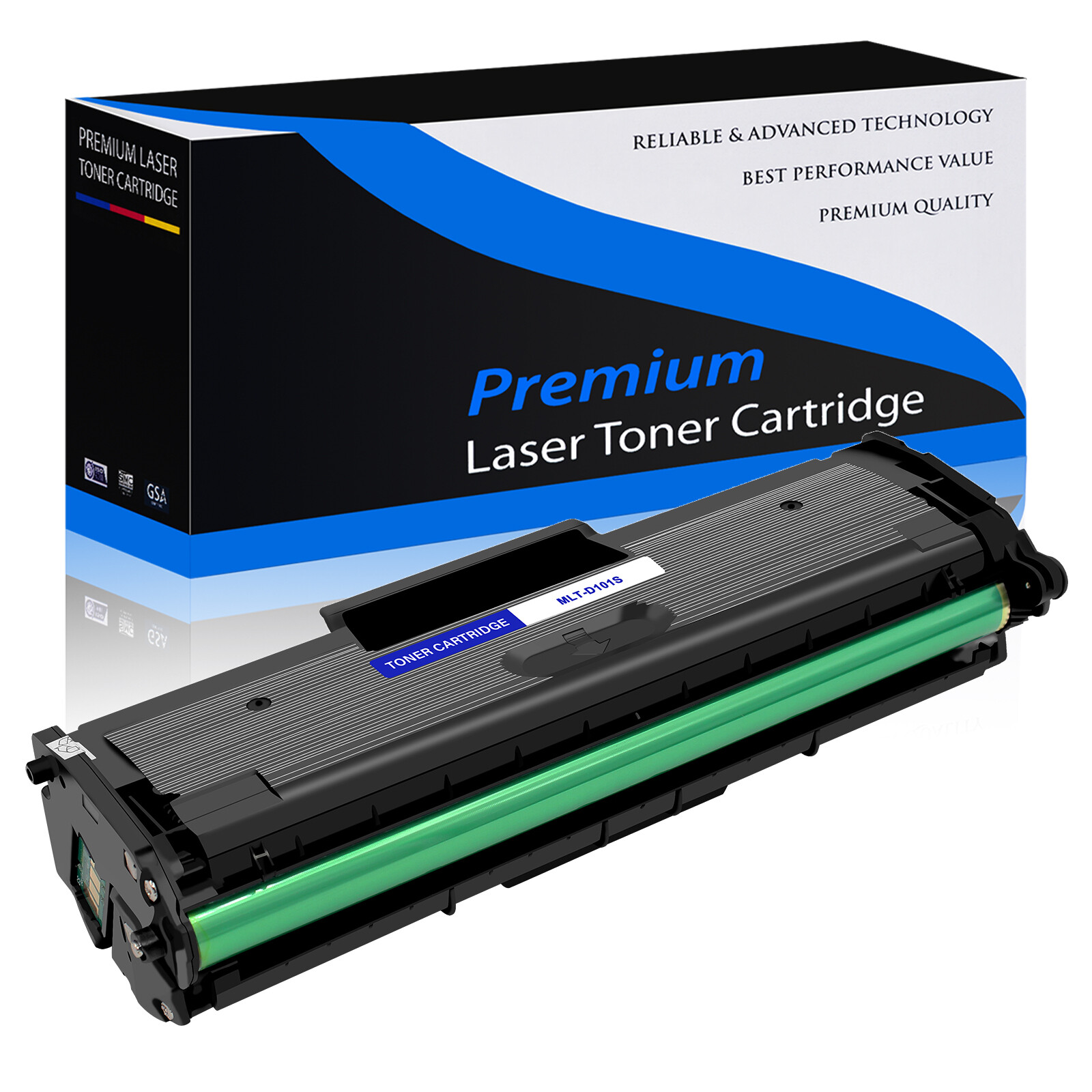 1PK MLT-D101S Toner Cartridge for Samsung ML-2165 ML-2165W ML-2166W ML-2168