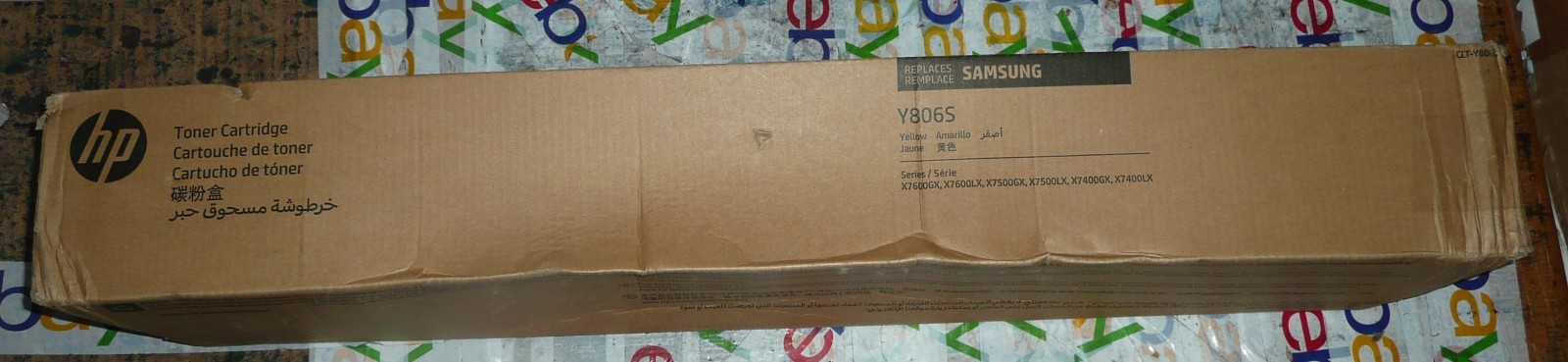 NEW Genuine HP Samsung Y806S Yellow Printer Toner Cartridge CLT-Y806S - X7600LX