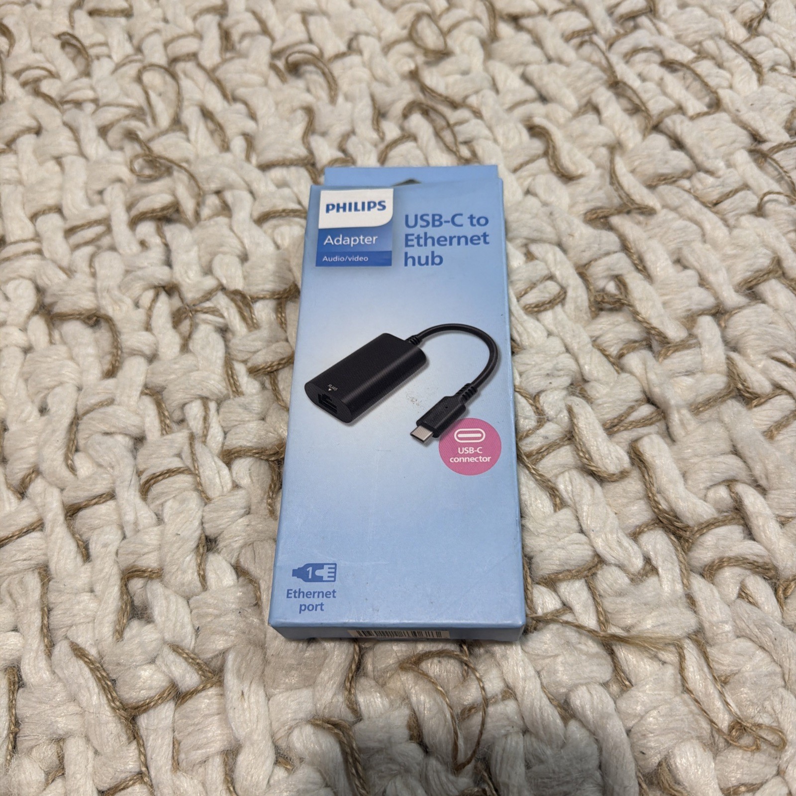 Philips USB-C Ethernet Hub / Port Adapter New Sealed