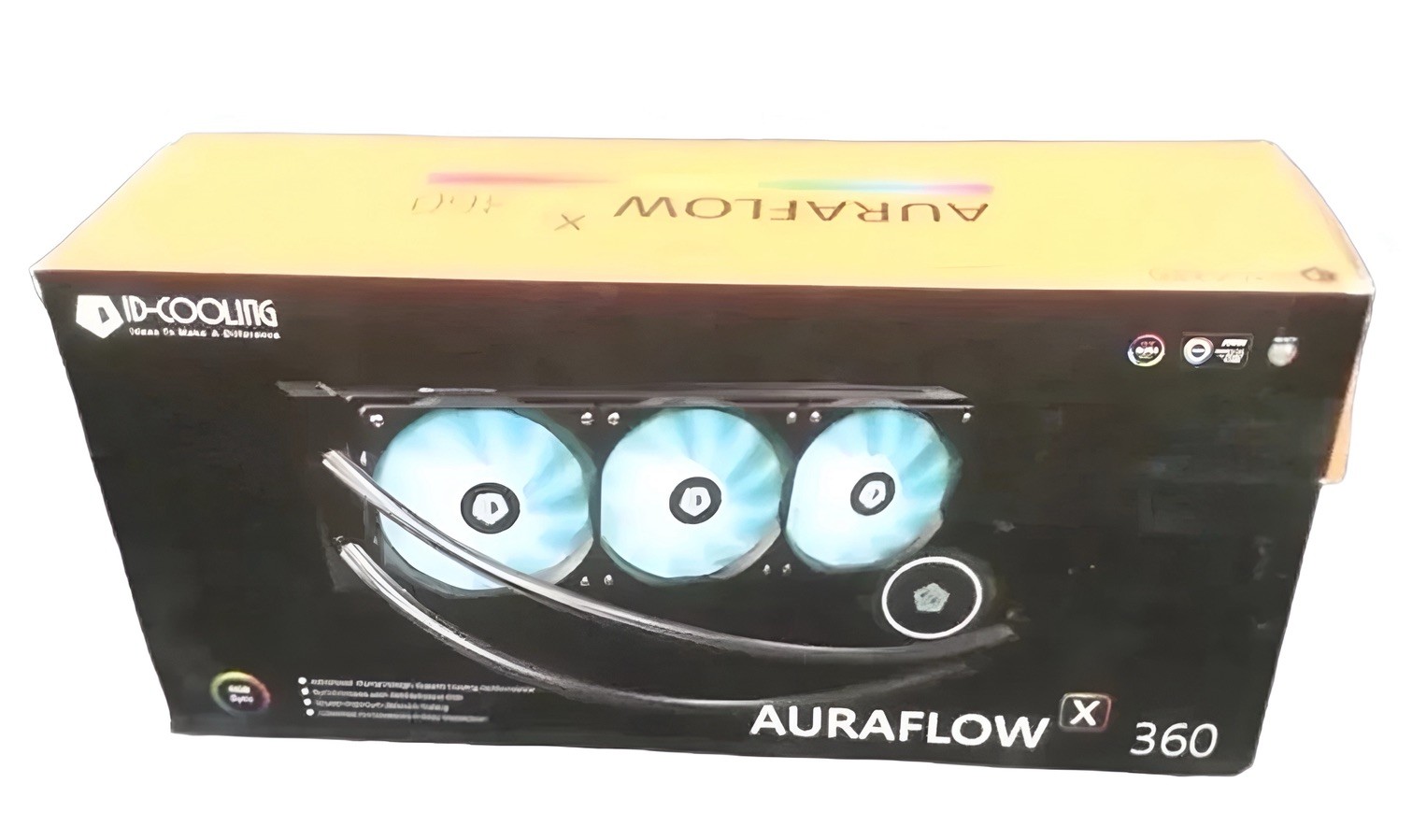 AURAFLOW X 360 RGB Liquid Sync Cooling ID-COOLING ID-CPU-AURAFLOWX360