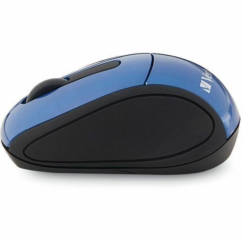 Verbatim Wireless Mini Travel Optical Mouse - Blue 97471