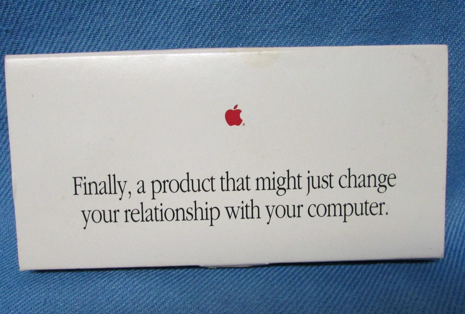 Apple Computer 1989 Vintage Cleaning Wipes 9 in Original Box with Thank You Note