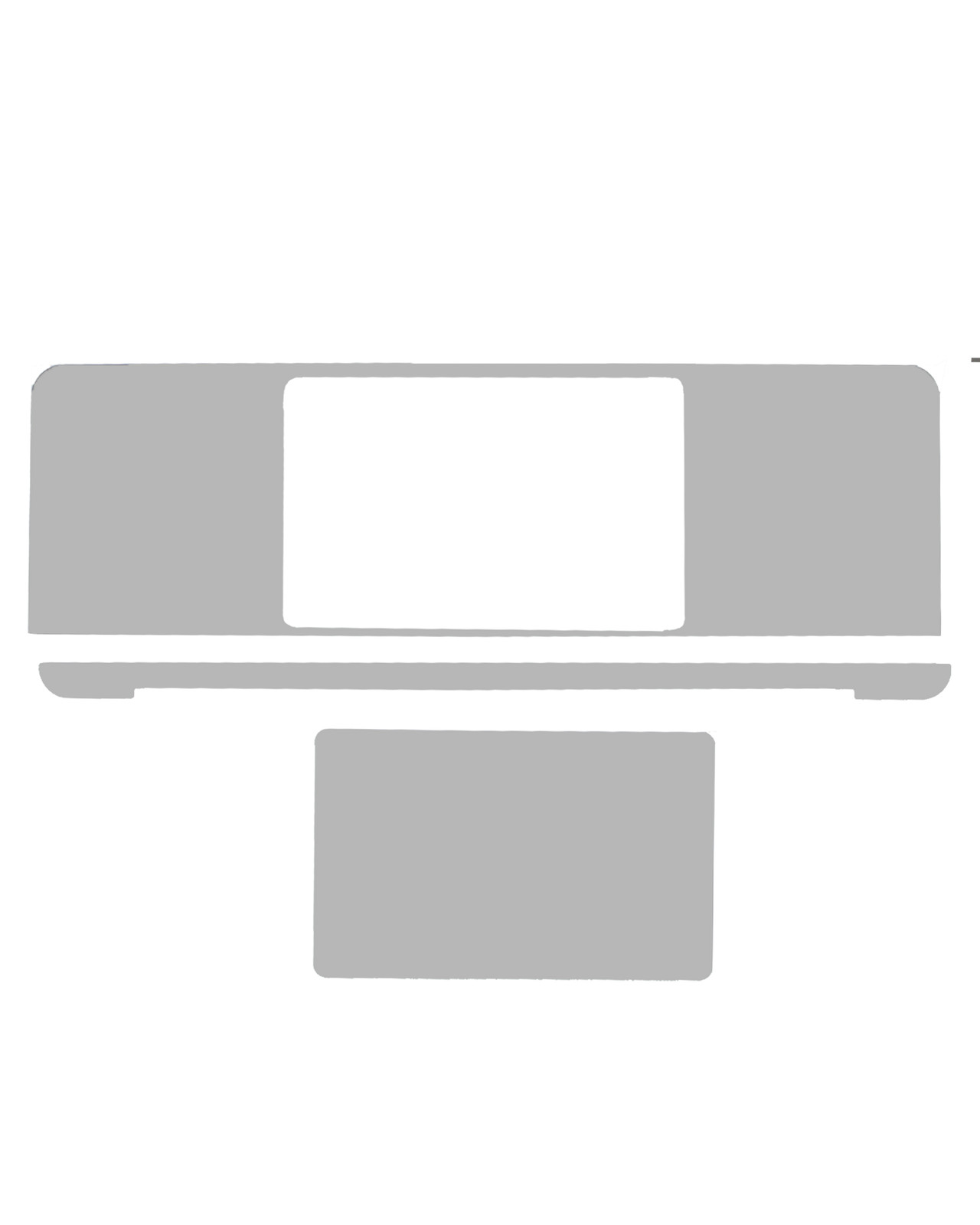 4in1(Top, Bottom, Keyboard, Palmrest) Skin For MacBook Pro 13"(A1989/18/19)