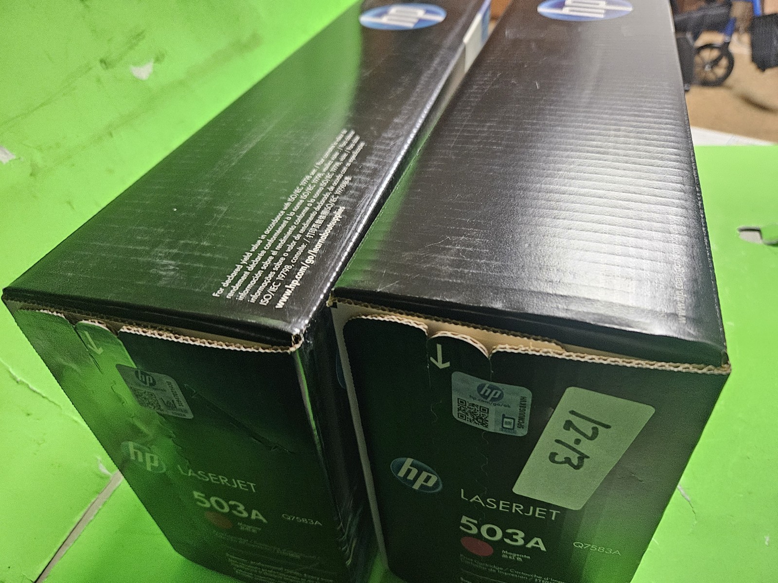 SEALED Lot of 3  HP 503A Yellow Original LaserJet Toner Cartridge (CF503A)