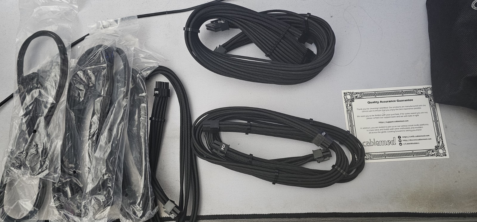 CableMod C-Seried Pro Modflex Sleeved Cable Kit  Corsair Type 4 PSU (Never Used)