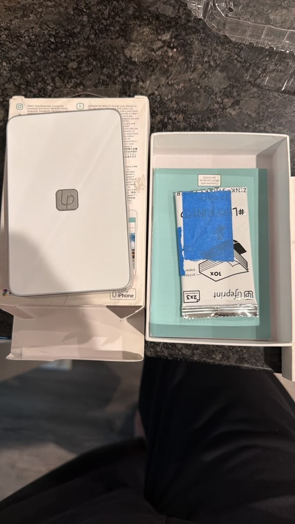 Lifeprint Portable 2" x 3" Photo Video Printer for iPhone Android New White