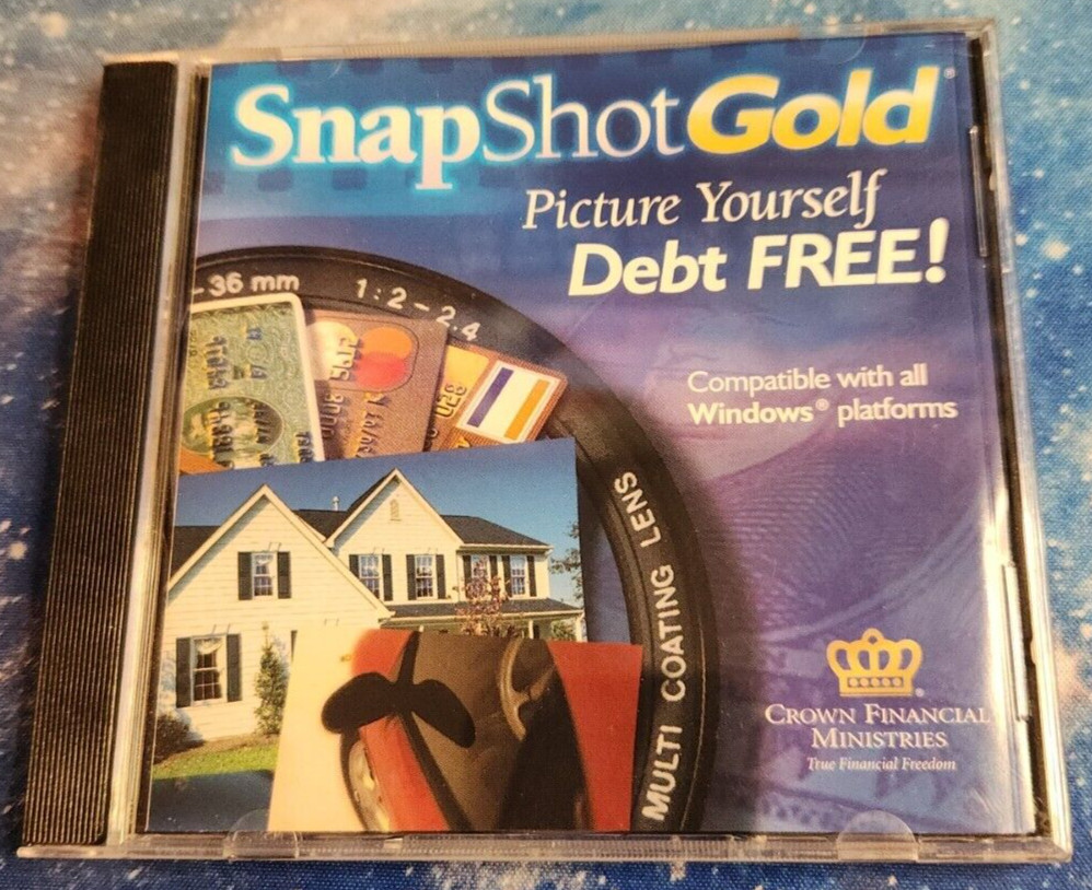 snapshot gold picture yourself debt free software PC disc windows 