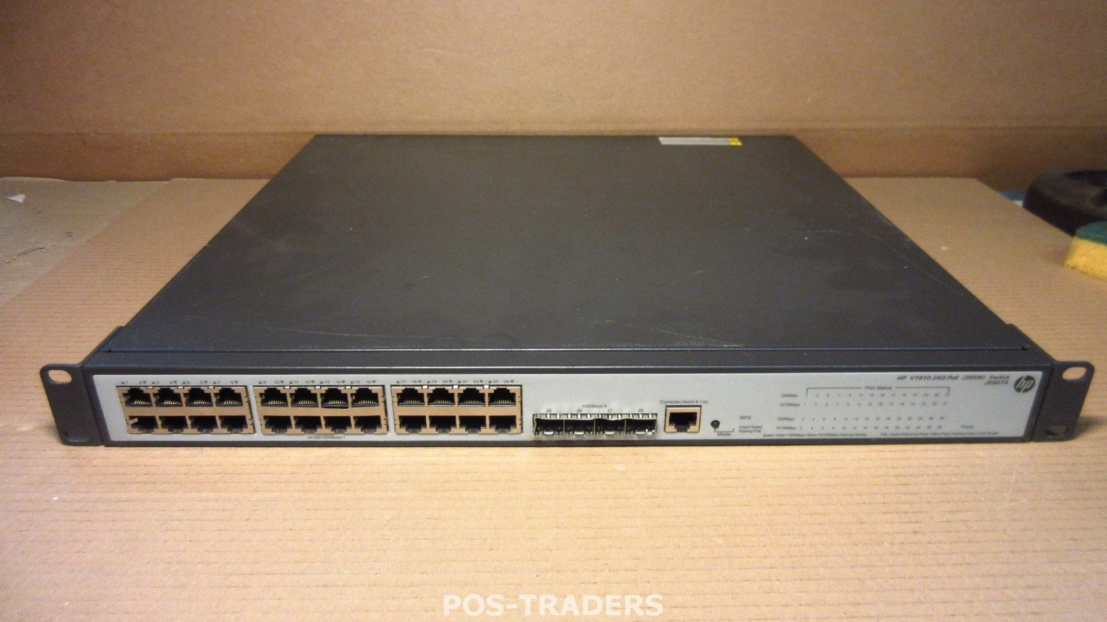 HP V1910-24G-POE PoE Switch 365W 24-Port Gigabit Smart Managed JE007A 