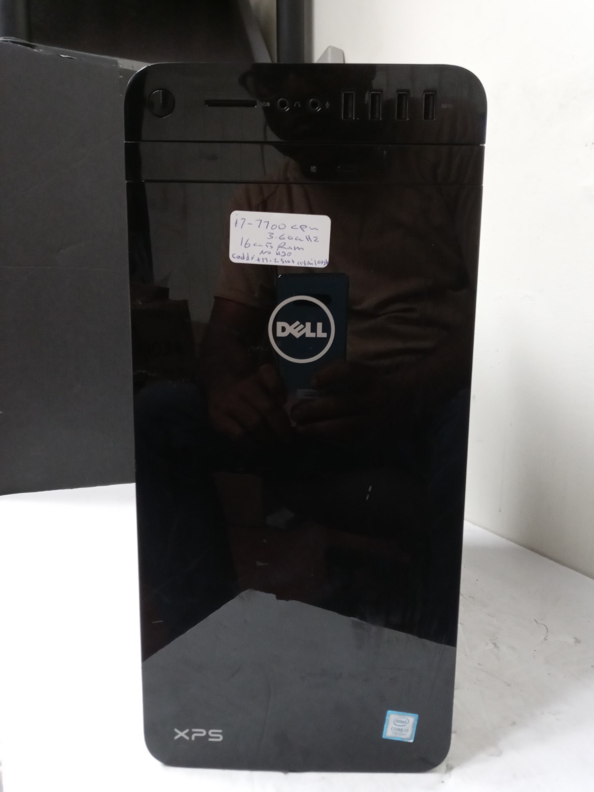 Dell XPS D24M i7-7700 3.60GHz 16GB RAM 0GB SSD NO OS ASUS PH-GTX1050TI-4G Graphi