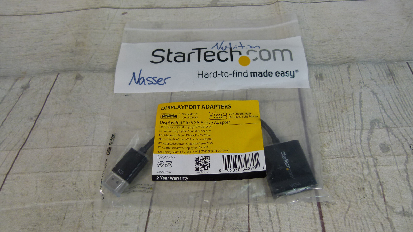 Startech DisplayPort to VGA Adapter, Active DP to VGA Converter, 1080p Video