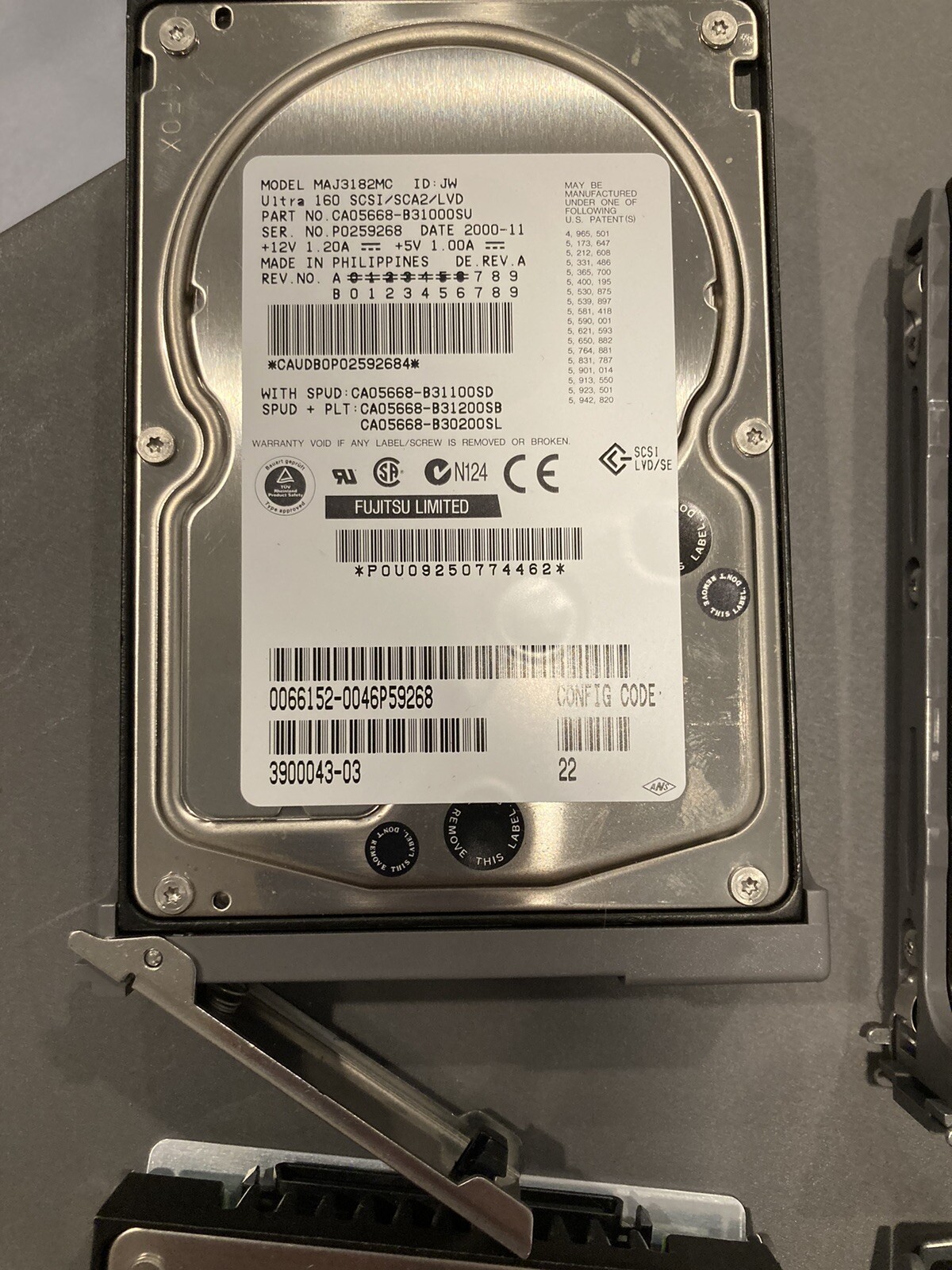 Sun Microsystems 540-4178 18GB 10K SCSI 3.5 LFF HDD Hard Disc Drives