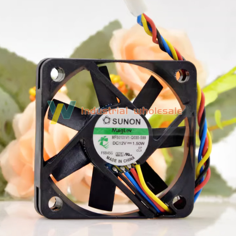 1pc new SUNON MF50101V1-Q030-S99 DC12V 1.50W 50X50X10MM  5CM 4-Pin Cooling Fan