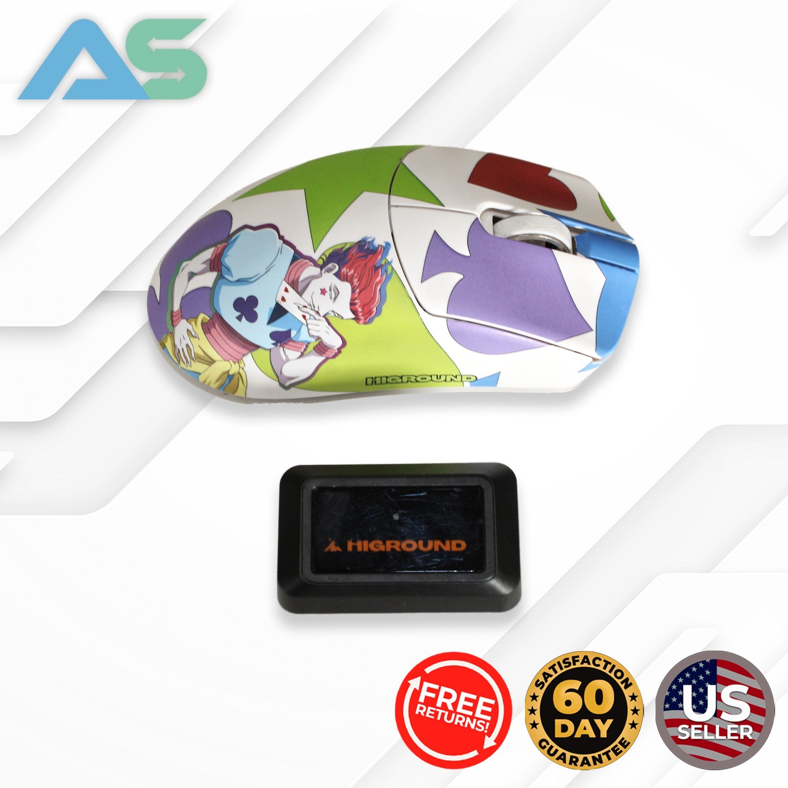Higround Yuma Wireless Gaming Mouse with Dongle | HunterxHunter x HG Hisoka