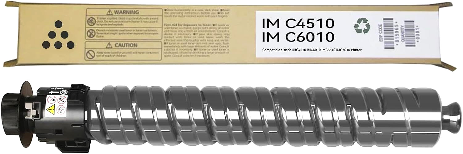 842554 Black Toner Cartridge Replacement for Ricoh IM C2510 & IM C2010 Printers