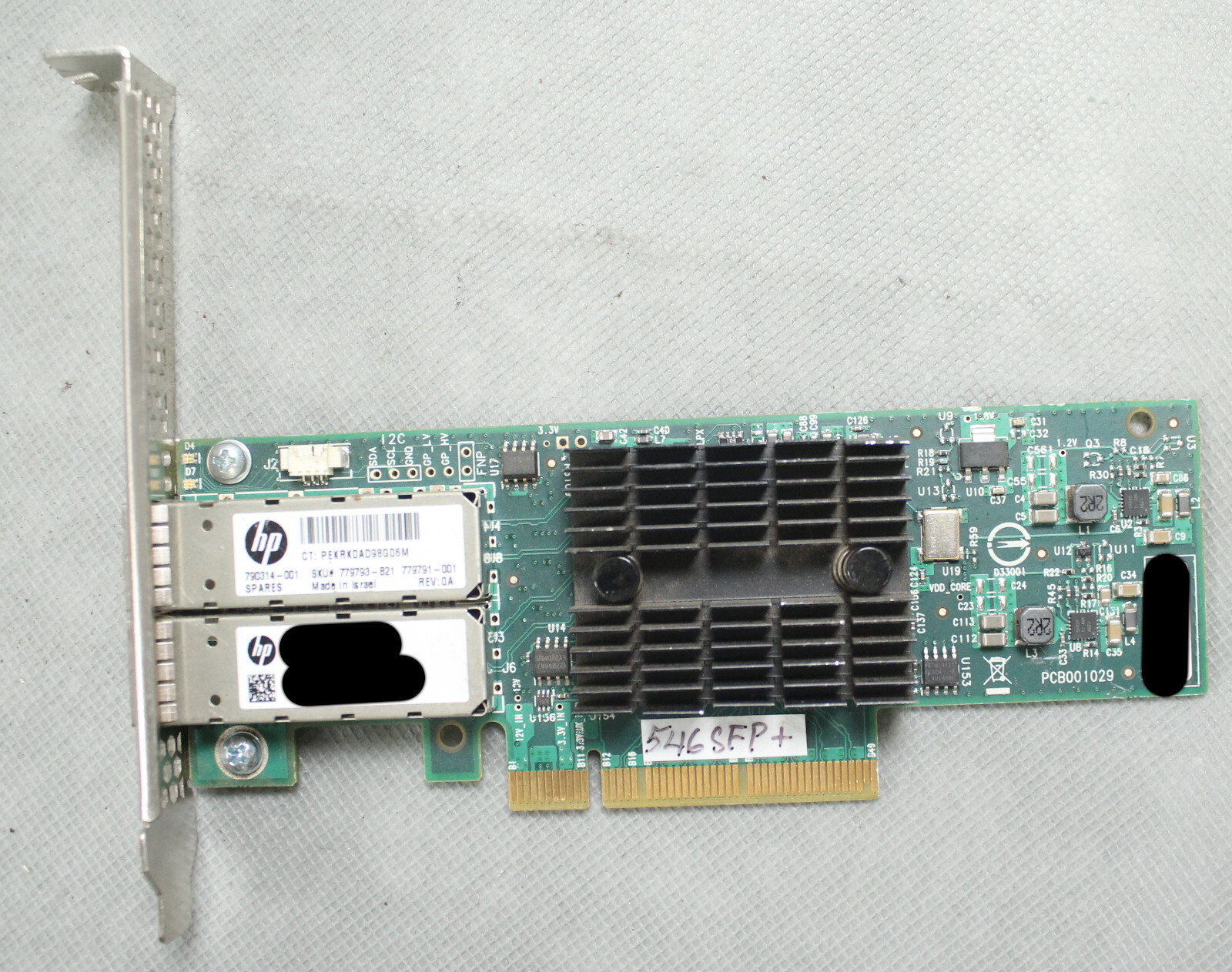 HP 779791-001  Ethernet 10Gb Dual Port 546SFP+ Network Adapter 790314-001