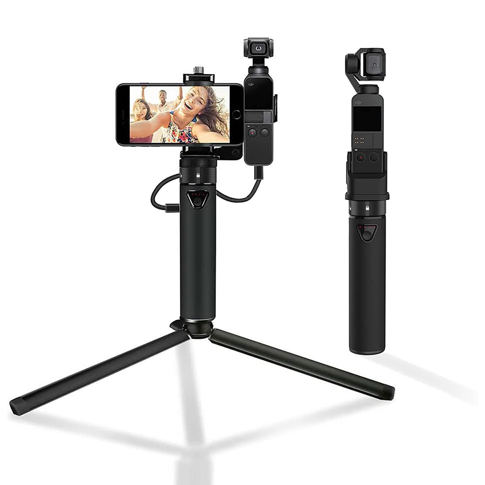 Smatree DP20 DH7 Osmo Pocket 2 PowerStick PowerBank Tripod Mount for DJI Pocket