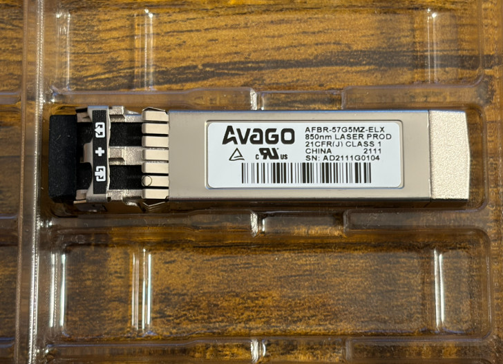 AFBR-57G5MZ-ELX AVAGO 32Gbps 850NM MMO FC SFP+ TRANSCEIVER