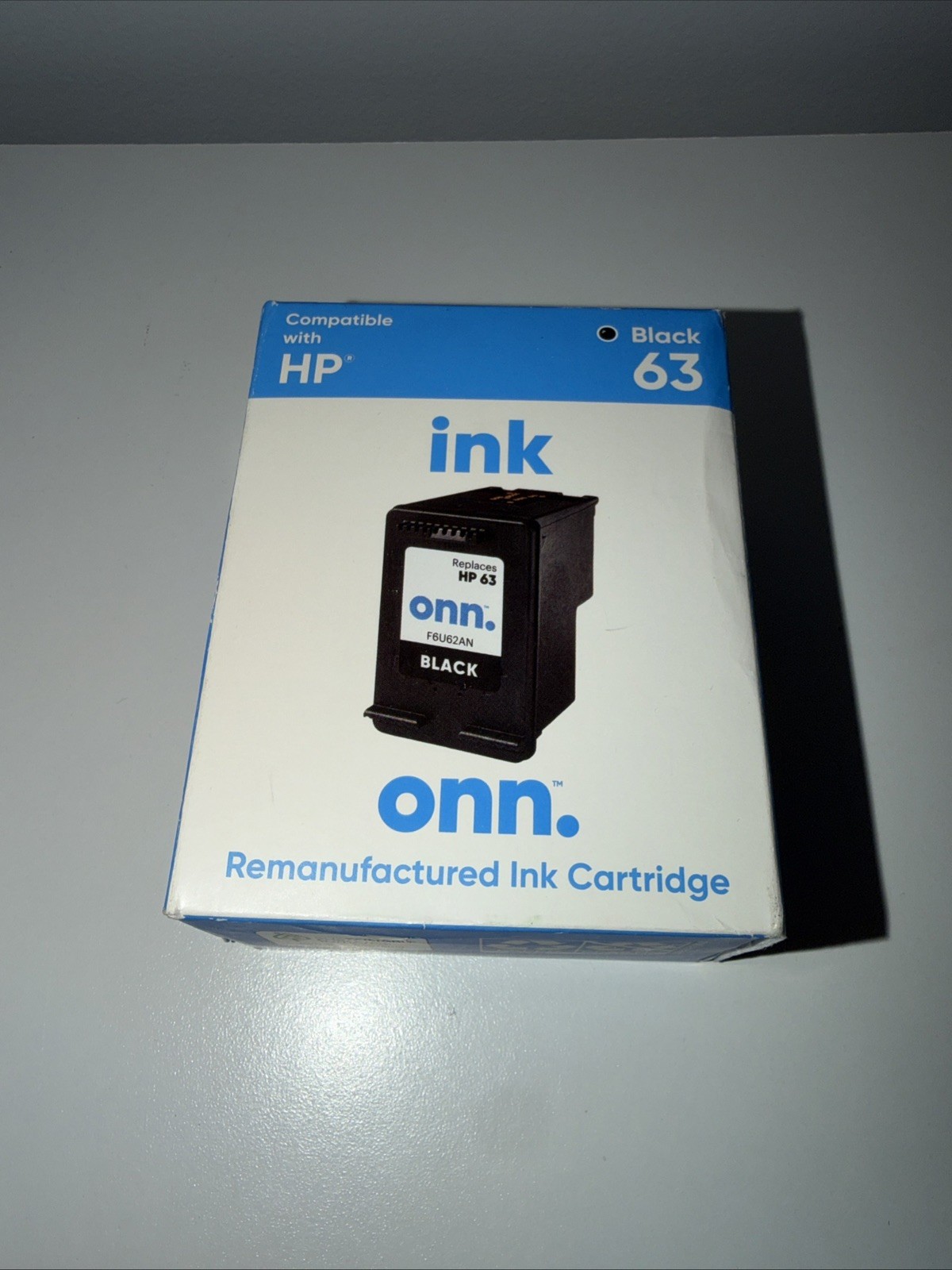 Open Sealed Onn. Ink Black 63 1 Cartridge Compatible With HP EXP 10/2026
