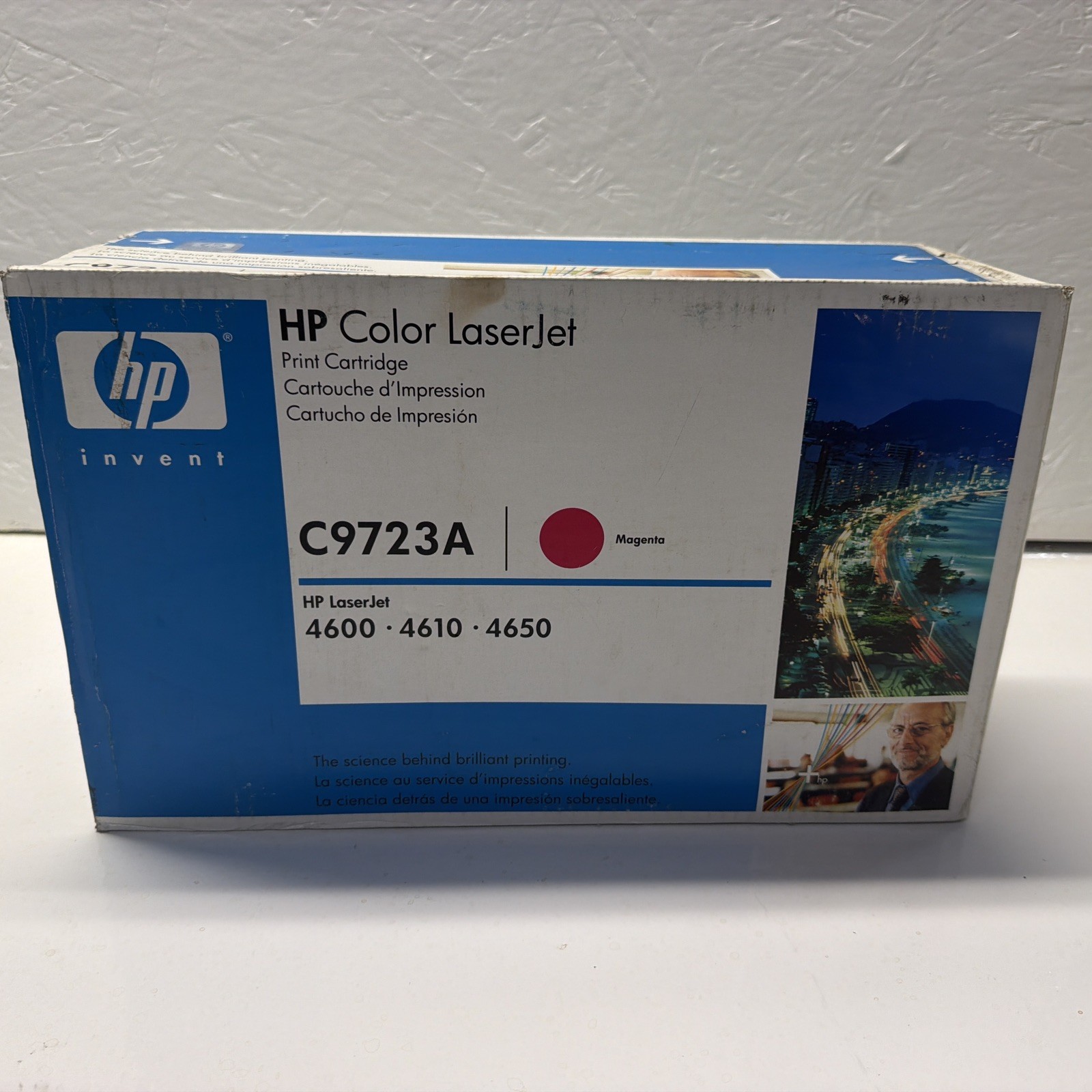 HP C9723A Magneta Magenta Toner Cartridge Genuine New OEM Sealed Box Fast Ship