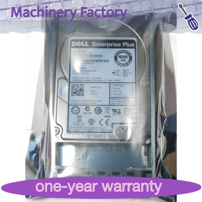 New 0FK3C DELL EqualLogic 600GB 10K SAS 2.5" 6Gb/s HARD DRIVE ST600MM0006 00FK3C