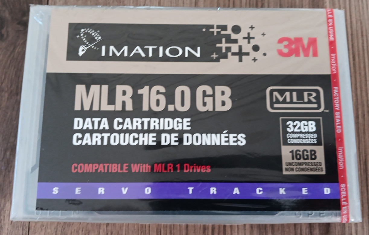 Imation MLR 16.0 GB 16GB/32GB Data Tape Cartridge 11892