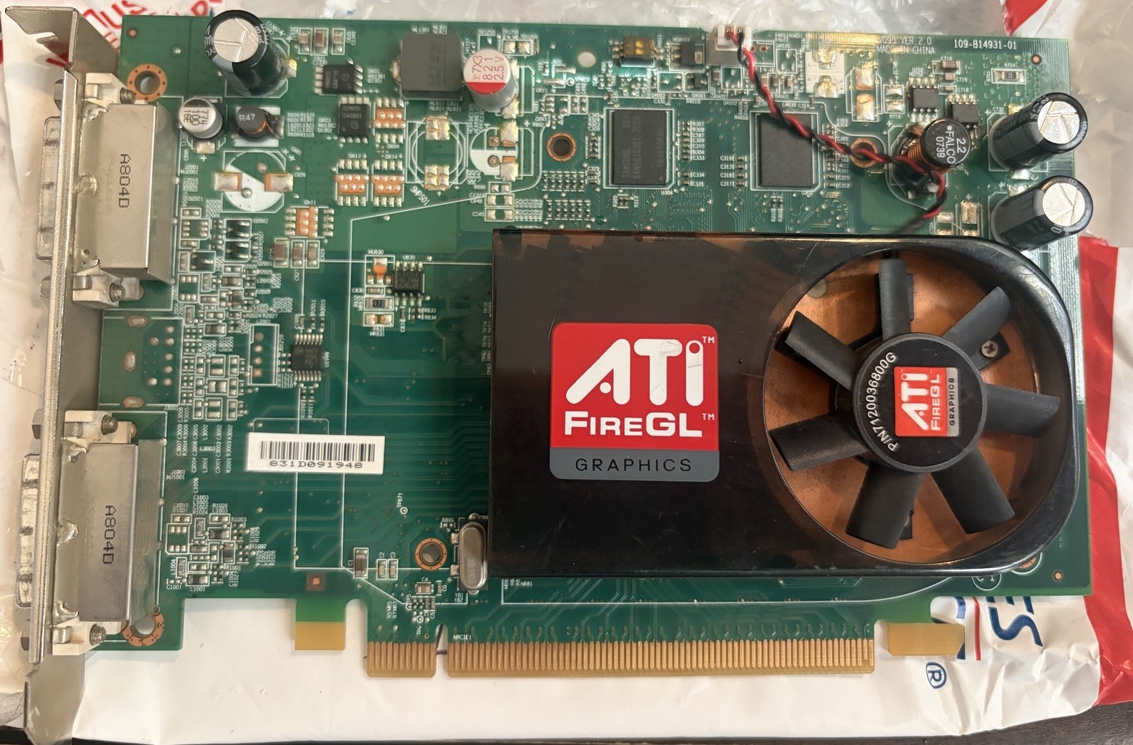 ATI FireGL V3600 256MB DDR2 PCIe x16 Dual DVI Workstation Graphics Card Tested