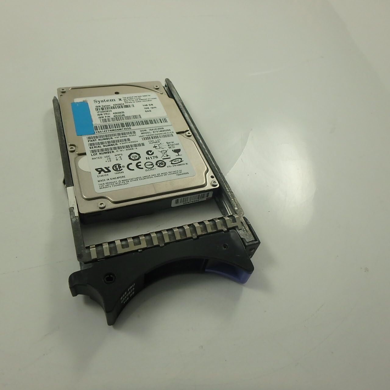 ibm 43X0824 43X0825 42C0248 MBB2147RC 146GB 10K sas 2.5" sff hard drive