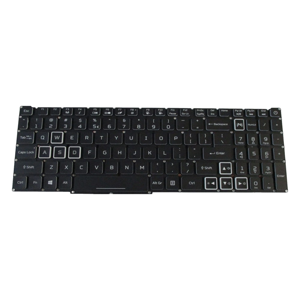 Acer Nitro AN515-56 AN515-57 AN515-58 AN517-41 AN517-54 White Backlit Keyboard
