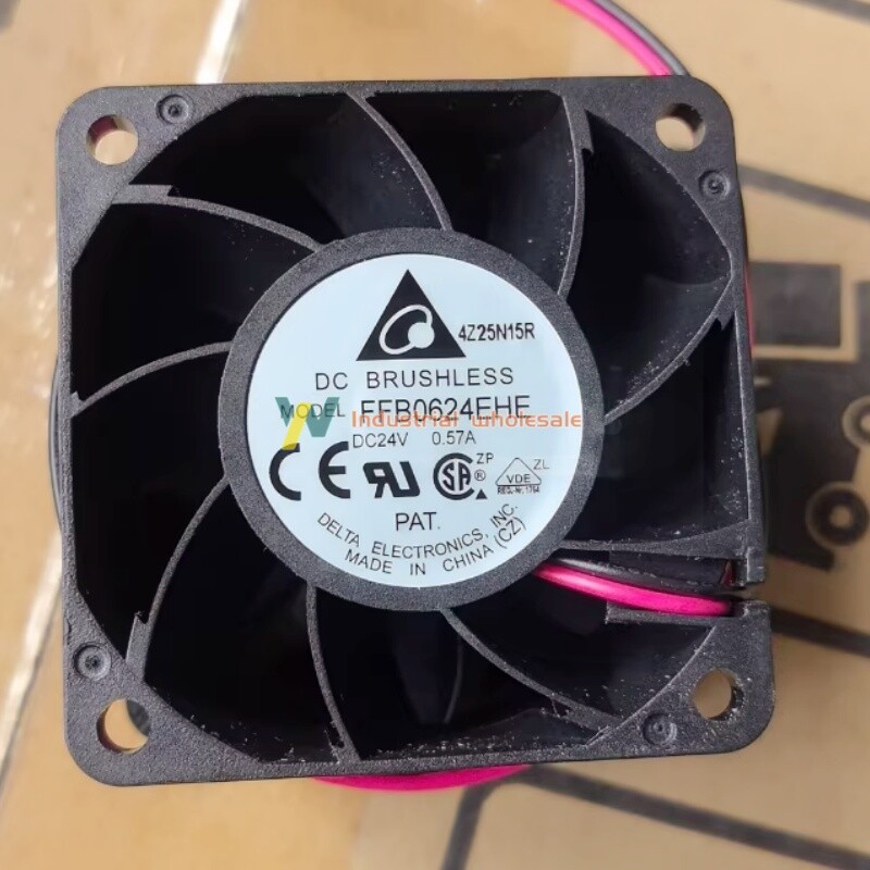 1PC For Delta FFB0624EHE 6038 60mm 6cm DC 24V 0.57A axial case cooling fan