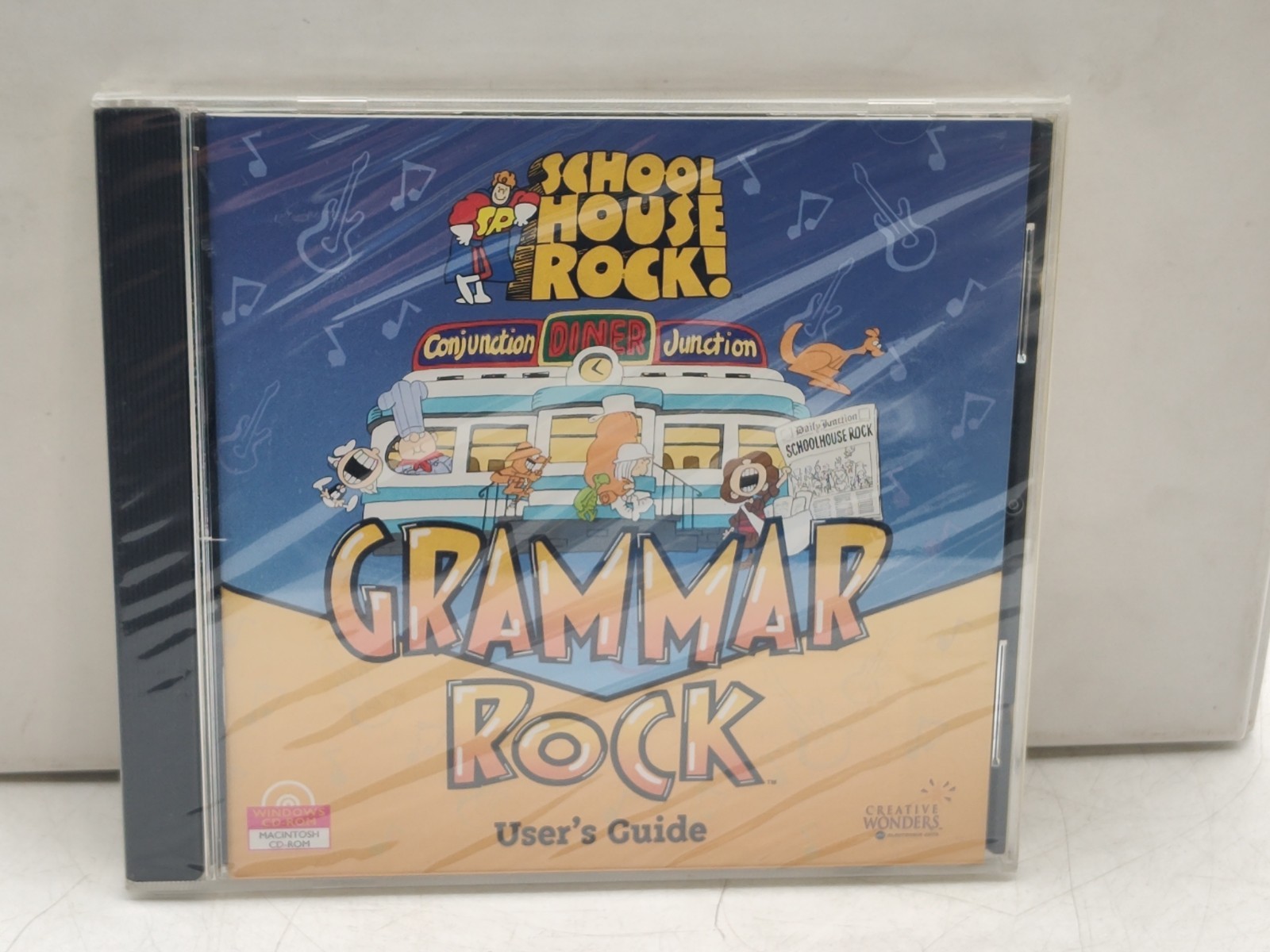 RARE-School House Rock-Grammar Rock-User Guide-Educational CD-ROM-NEW SEALED