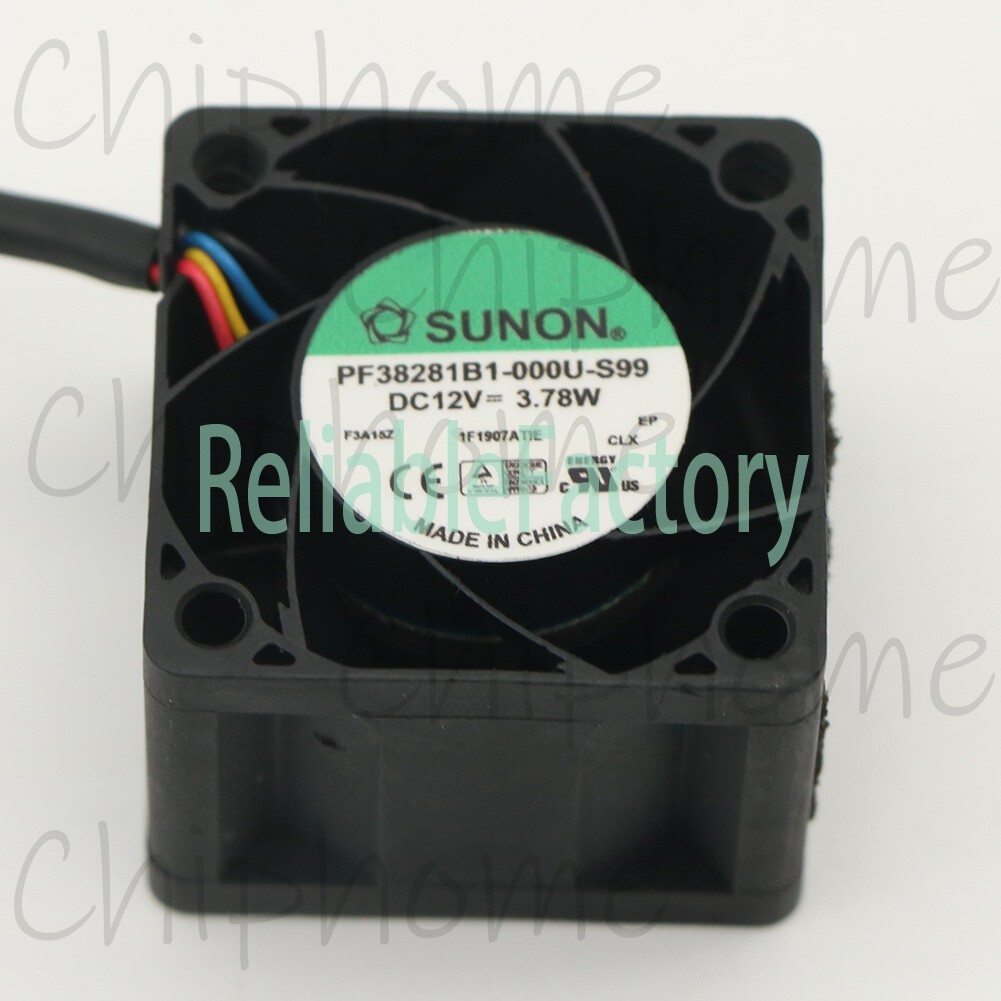 New SUNON PF38281B1-000U-S99 DC 12V 3.78W 3828 3.8CM PWM cooling fan