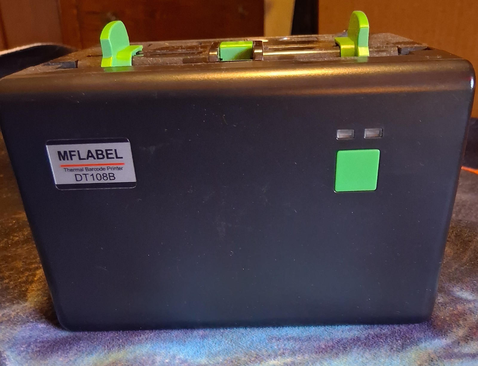 MFLabel Thermal Label Printer Adjustable Width Wired Works Fine *Not Bluetooth*