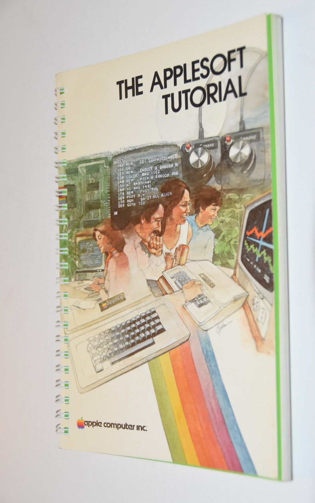 1979 Applesoft Tutorial Manual vintage guide Apple book A2L0018 030-0044-00